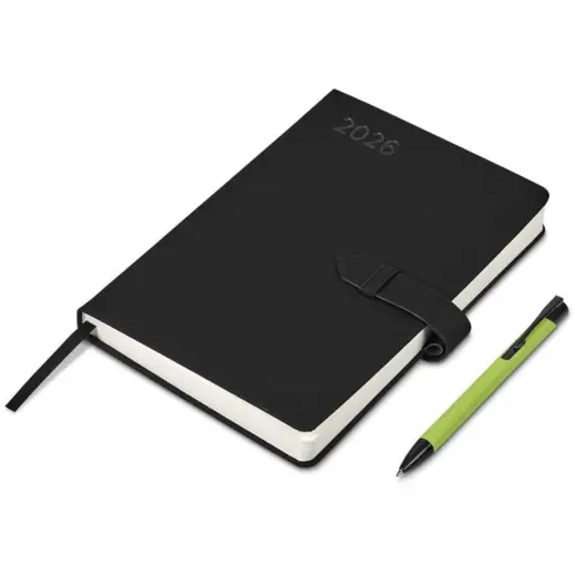 Altitude Enterprise A5 2026 Diary & Zeta Pen Set Lime